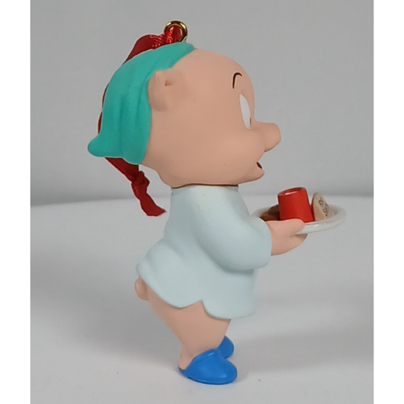 Hallmark 1993 Porky Pig Looney Tunes Collection Keepsake Xmas Ornament - Picture 4 of 11